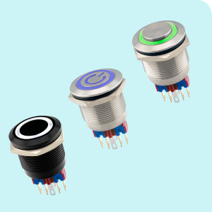 Metal body push button Switches